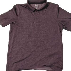 Croft & Barrow Polo Men's Maroon Size Small Collard